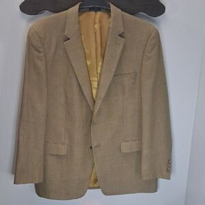 Andrew Fezza Tweed 100% Wool 46R Blazer